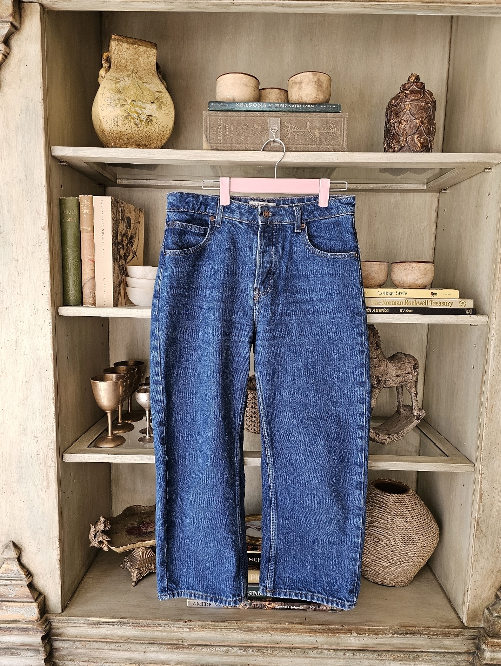Free People | WE THE FREE Deep Trance Cropped Boyfriend Barrel Leg - Picture 3 of 14
